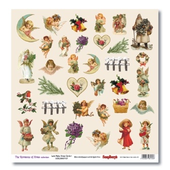 Папір для скрапбукінгу від ScrapBerryʼs - Новий пейзаж - Картинки 1, 30,5x30,5см, 190 г/м², односторонній