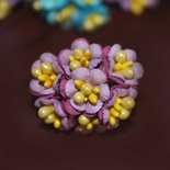 Лютики, цвет сиреневый, 2 оттенка, 7 шт.