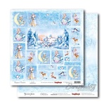 Лист бумаги для скрапбукинга  от ScrapBerry's - Русская зима - Карточки 1