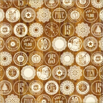 Двосторонній папір Echo Park - Christmas Wooden Nickels