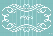 Чипборд від Вензелик - Рамка 93, розмір: 122x70 мм