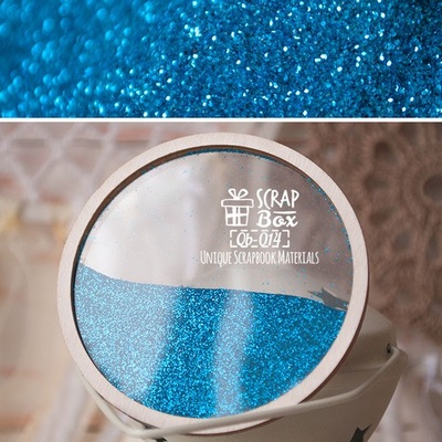 Глітер TM ScrapBox - синій Qb-014