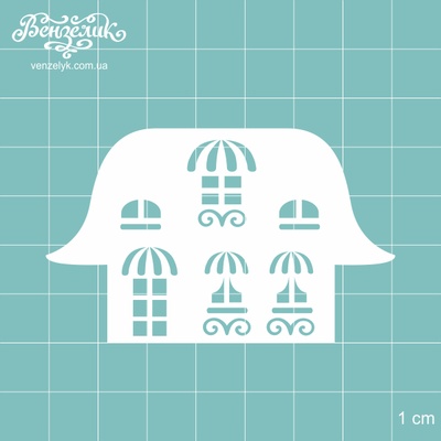 Чипборд від Вензелик - Дом 06, розмір: 43x71 мм