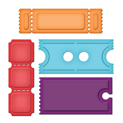 Ніж для вирубки Spellbinders - That's The Ticket, 4 шт.