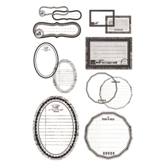 Набір карток для журналінгу з велумом від BasicGrey - Basic White - Journaling Transparencies - Take Note