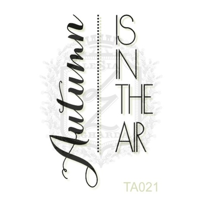 Акриловый штамп Lesia Zgharda TA021 Autumn IS IN THE AIR, размер 2.3х3.9 см