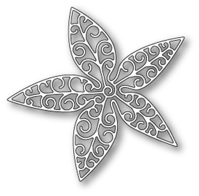 Ніж для вирубки від Poppystamps - Luxe Poinsettia Outline