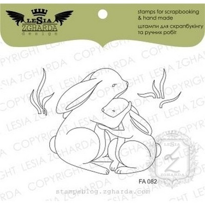Набор акриловых штампов Lesia Zgharda FA082 Зайченята, 3 шт