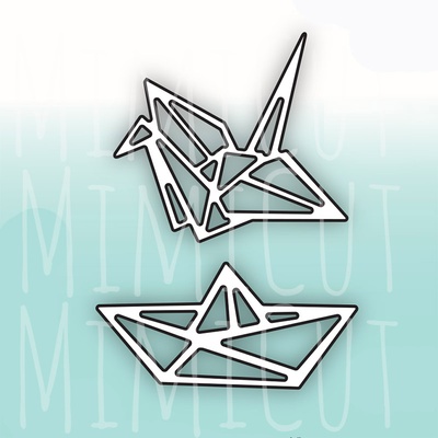 Нож для вырубки от MiMiCut - Оригами-ми, 41x45мм, 51x25 мм