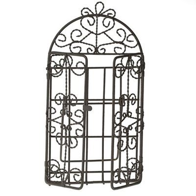 Металева фото-рамка - Ворота, коричнева, 9.5x18,5см