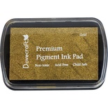 Штемпельная подушечка Dovecraft Pigment Ink Pads - Gold, цвет золотой