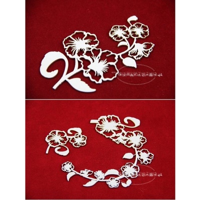 Чипборд Scrapiniec - Маки