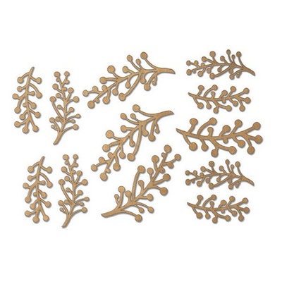 Набір чіпбордів Гілочки, колір крафт, ТМ Фабрика Декору