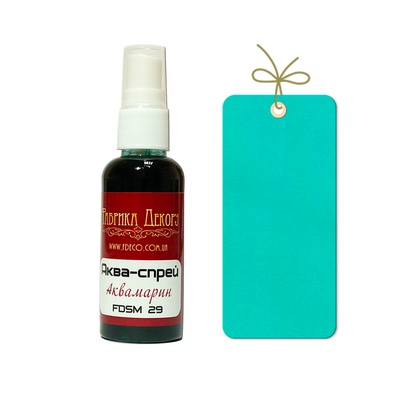Фарба-спрей "Аква-спрей" Фабрика Декору - Аквамарин, 50 мл
