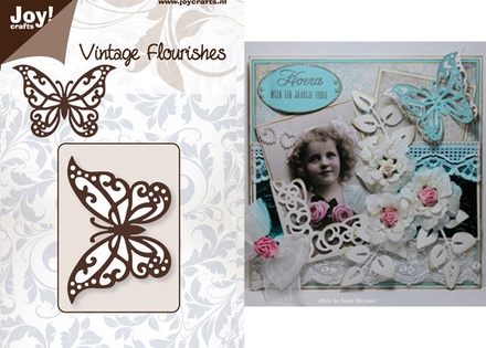 Лезвие Vintage Flourishes - Butterfly - Бабочка