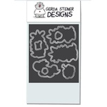 Набор лезвий Gerda Steiner Designs - Moody Unicorns 4x6 Die Set