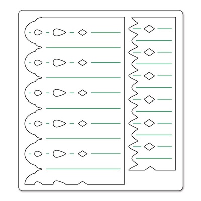 Нож для высечки - Snowflake Medallions , 3- D , 658739