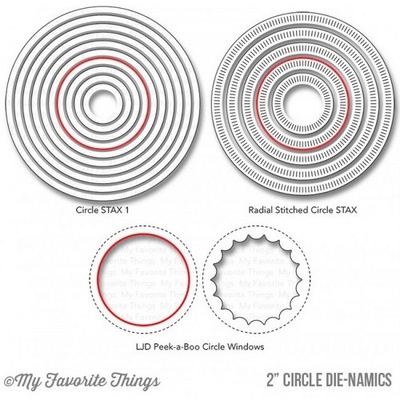 Круг - заготовка для шейкера My Favorite Things - Circle Shaker Pouches, 5см, 1 штука (SUPPLY-4000)