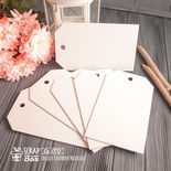Чипборд ScrapBox - заготовки для альбому Теги 6шт. Os-070