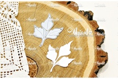 Ножі для вирубки від AgiArt - "Улюблені листочки міні"