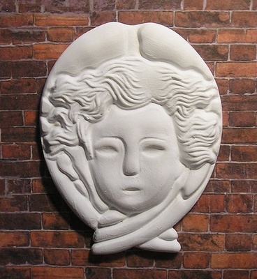 Гіпсова прикраса від E.В.А. - Міфічний ангел, 7.3x5.7 см