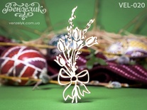 Чипборд от Вензелик - Лоза 03, размер: 39x84  мм