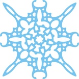 Ніж для вирубки Large Snowflake від Cheery Lynn Designs