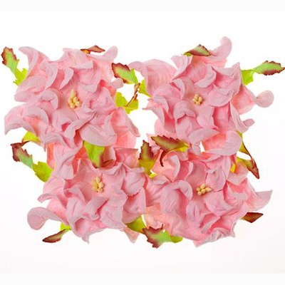 Гардении, набор 4шт., диаметр 7см, нежно-розовые