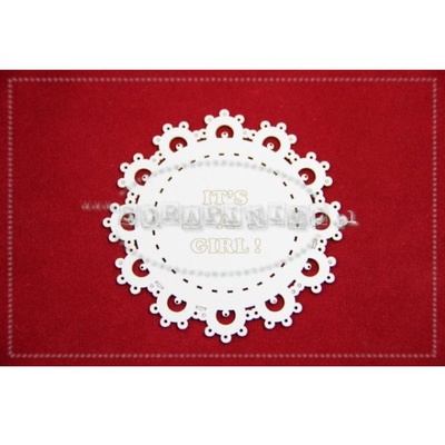 Чипборд Scrapiniec - It's a Girl Серветка