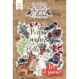 Набор высечек, коллекция The spirit of Christmas, 53 шт., ТМ Фабрика Декора