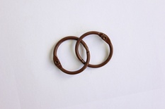 Кільця для альбомів, 2 шт., колір: темно - 20 мм SCB 2504520