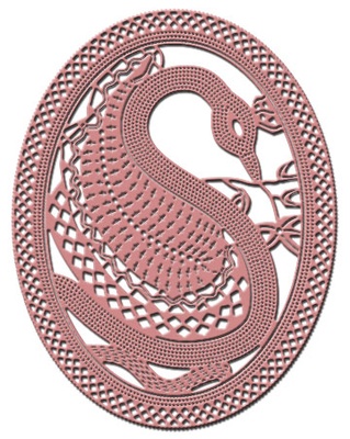 Ніж для вирубки The Emperor's Swan від Cheery Lynn Designs