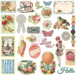 ЦЕНА СНИЖЕНА! Набор наклеек из чипборда Prima - Chipboard Stickers Divine