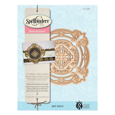 Ніж для вирубки від Spellbinders - Art Deco - Savory Decorative Accent