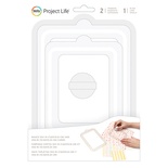 Система для вирізання карток Project Life by Becky Higgins - Tool 4x6 3x4 Template (округлені прямокутники)