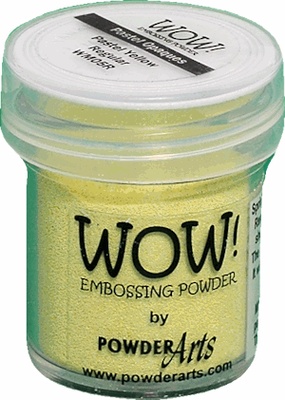 Пудра для эмбоссинга Wow - Pastel Yellow - Regular, 15 мл