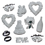 Набір декоративних ґудзиків Dress It Up - Wedding