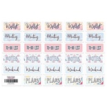 Набор наклеек (стикеров) для журналинга 4-002, ТМ Фабрика Декора