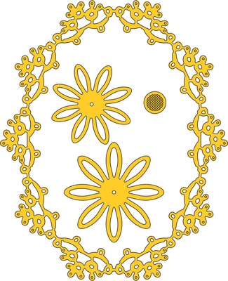 Лезвия Manon’s Wedding Garland от Cheery Lynn Designs