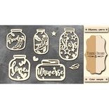 Чипборд Фабрика Декору - Enjoy Freedom 4, цвет молочный, крафт