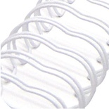 Спираль для биндера Zutter - Bind-It-All - цвет белый, 12 мм, 6 штук