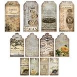 Набор тэгов от Melissa Frances -Glamour & Grunge Tags, 16 шт.