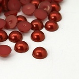 Напівперлинки Brown, 8x3.5m, колір коричневий, 50 шт.