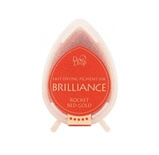 Чорнило для штампінгу Tsukineko - Brilliance Dew Drops Rocket Red Gold