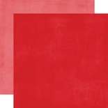 Аркуш двостороннього паперу для скрапбукінгу від Echo Park - Red/Pink Distressed Solid Paper, 30x30 см