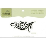 Акриловый штамп Lesia Zgharda W033b Виньетка, размер 4,5х2 см.
