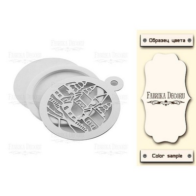 Заготовка для шейкера Christmas tree toy, колір молочний, ТМ Фабрика Декору