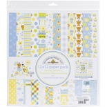 Набір паперу для скрапбукінгу від Doodlebug - Special Special Delivery, 30x30 см, 12+1 аркуш