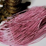 Вощений шнур, 1,5 мм, колір рожевий, 5 метрів