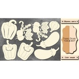 Набор чипбордов TM Fabrika Decoru FDCH-205, цвет молочный, крафт